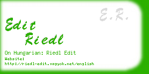 edit riedl business card